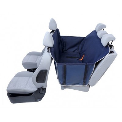 Kardiff Anti Slip mata samochodowa na tylne fotele z zamkiem i bokami L granatowa