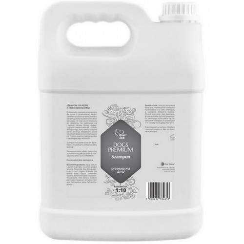 Over Zoo Szampon Dogs Premium - sucha sierść 5L