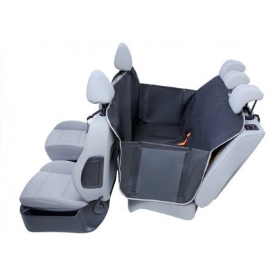 Kardiff Anti Slip mata samochodowa na tylne fotele z zamkiem i bokami M czarna