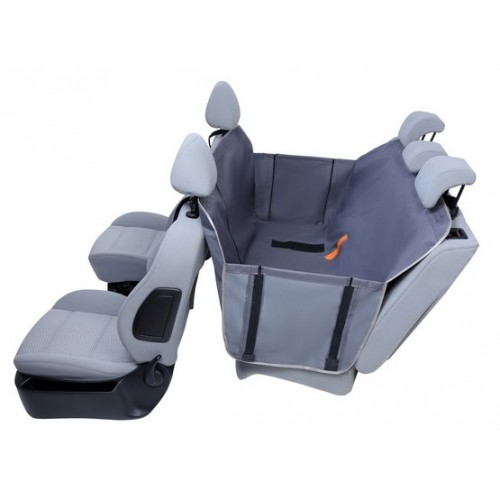 Kardiff Anti Slip mata samochodowa na tylne fotele z zamkiem i bokami S popielata