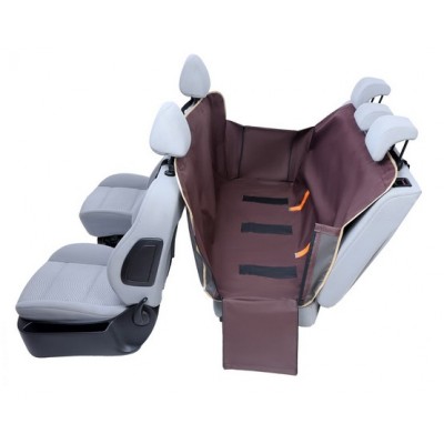 Kardiff Anti Slip mata samochodowa na tylne fotele z bokami S brązowa
