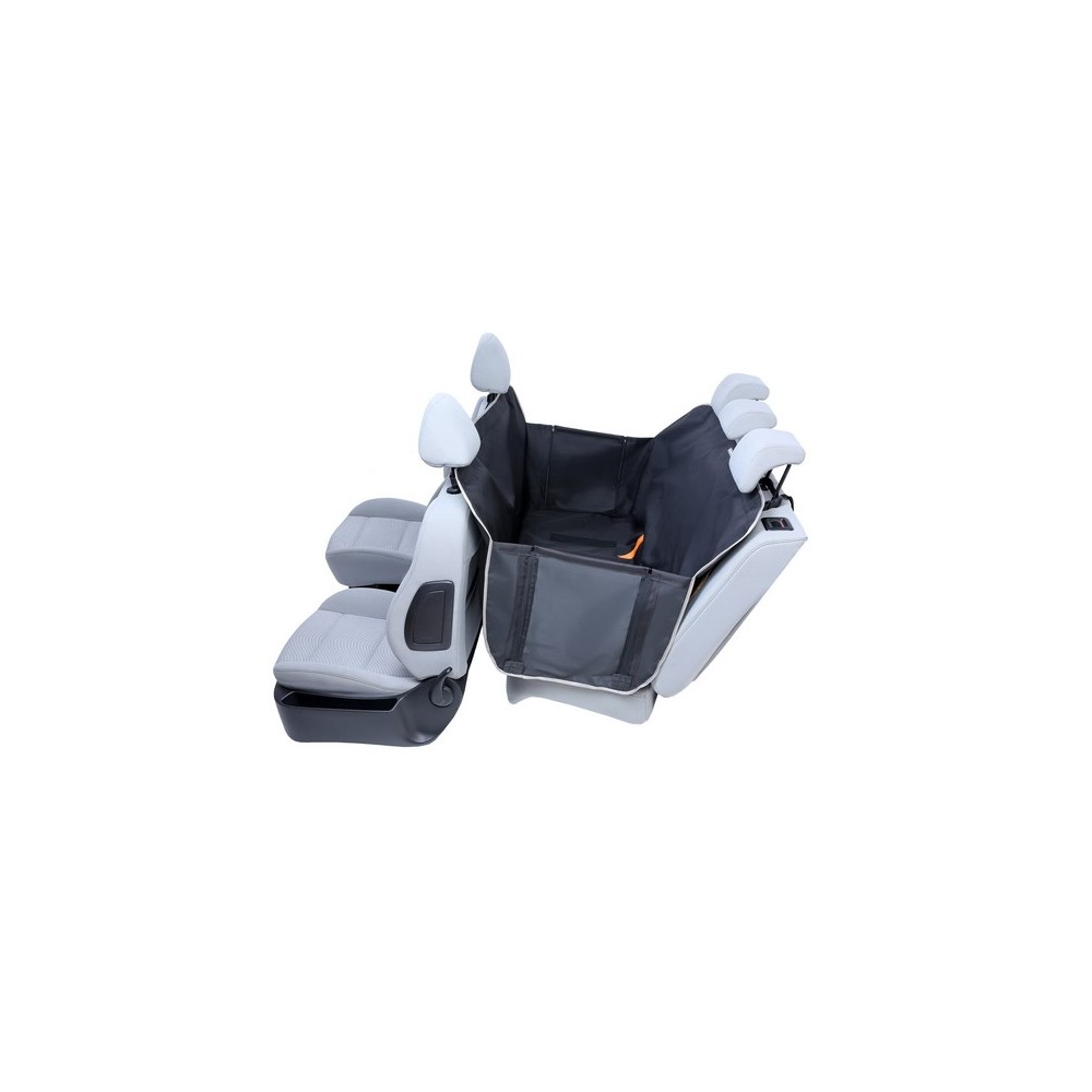 Kardiff Anti Slip mata samochodowa na tylne fotele z bokami S czarna