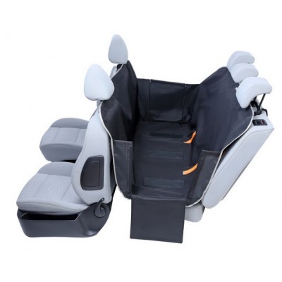 Kardiff Anti Slip mata samochodowa na tylne fotele z bokami S czarna