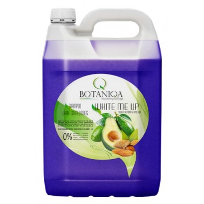 Botaniqa White Me Up Sweet Almond & Avocado Szampon - połysk i blask 5L
