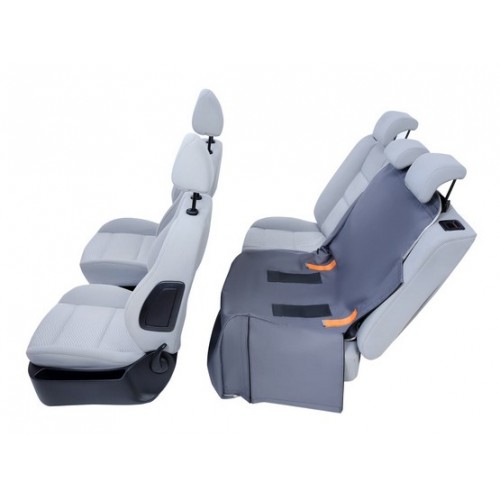 Kardiff Anti Slip Mini 1/2 Mata samochodowa na połowę tylnego fotela brązowa