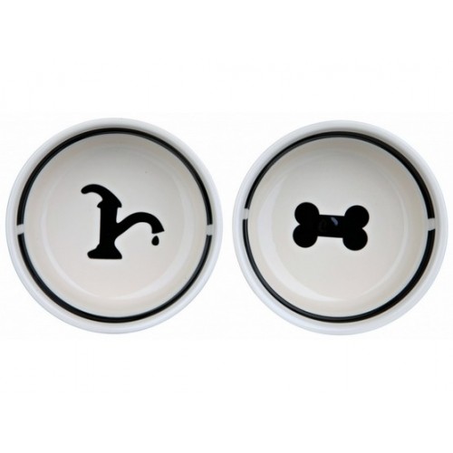 Trixie Miski ceramiczne 2,6L na stojaku [24643]