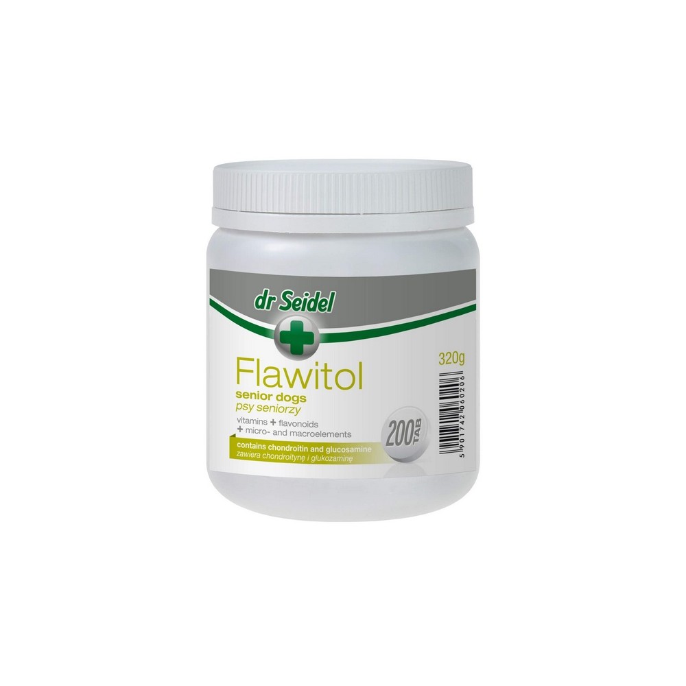 Dr Seidel Flawitol dla psów seniorów 200 tabl.