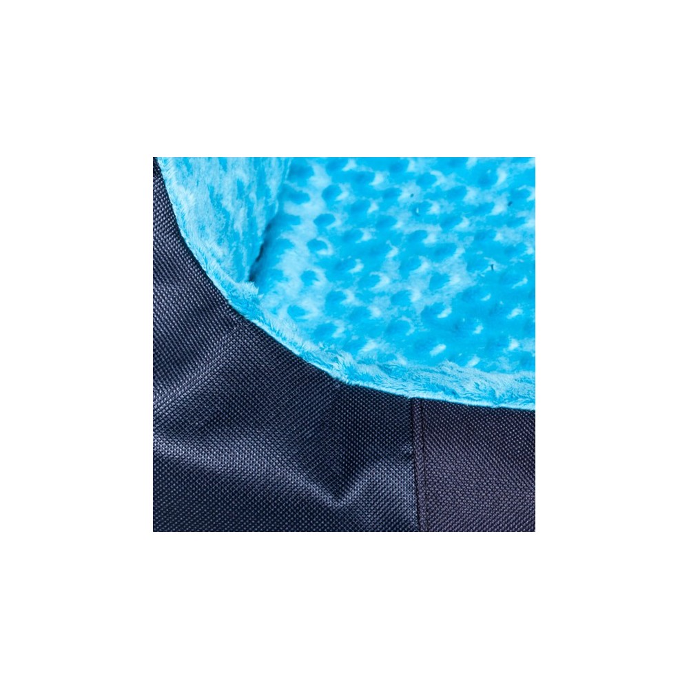 Bimbay Pokrowiec do kanapy Minky r.2 - 80x65cm granat-turkus