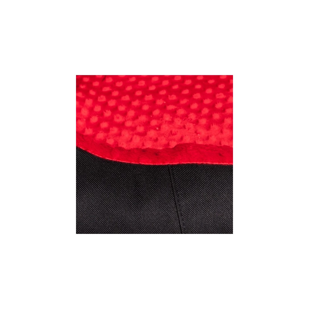 Bimbay Pokrowiec do kanapy Minky r.2 - 80x65cm czarny-czerwony