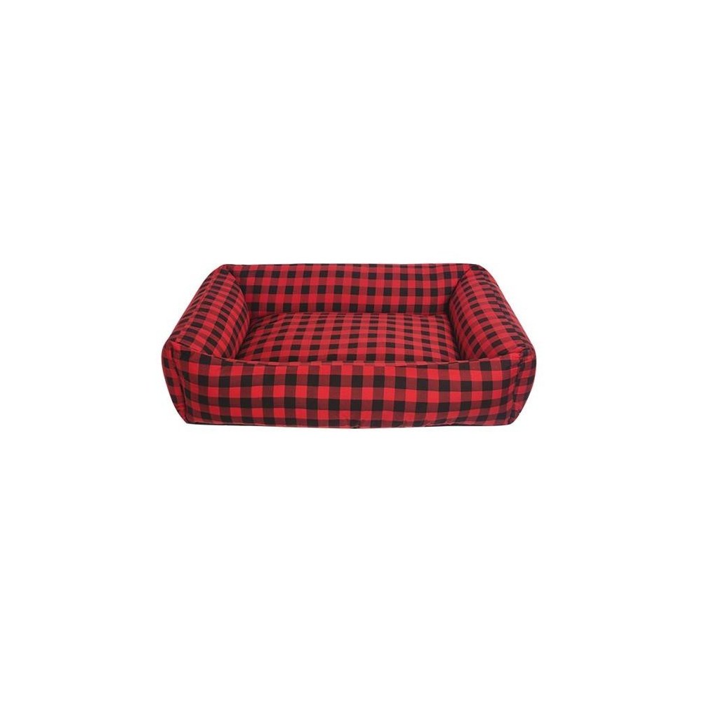 CHABA Legowisko Sofa Standard r.1 czerwona krata