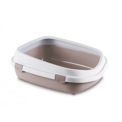 Stefanplast Kuweta Jumbo dla dużych kotów pudrowy róż [96859]