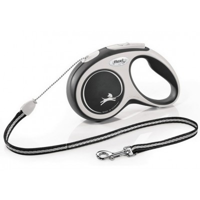 Flexi New Comfort Smycz linka S 5m czarna [FL-2847]