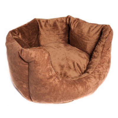 Bimbay Legowisko Owal Silikon r.1 - 46x30cm brąz-brąz