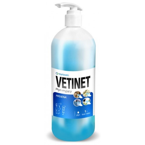 Eurowet Vetinet płyn myjący ogólnego przeznaczenia z dozownikiem 1L