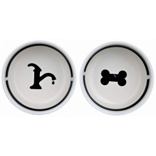 Trixie Miski ceramiczne 0,6L na stojaku [24641]