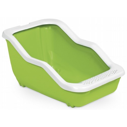 MPS Kuweta Netta Open biało-zielona 54x39x29cm