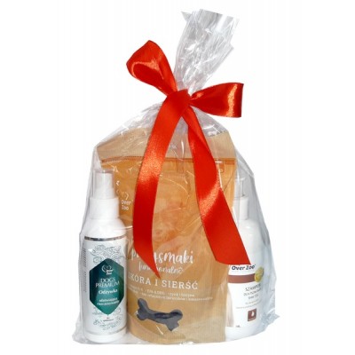 Over Zoo Zestaw świąteczny Szampon dla Shih Tzu + Odżywka ułatwiająca rozczesywanie + przysmaki