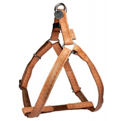 Zolux Szelki regulowane Mac Leather 10mm Żółte [522050JA]