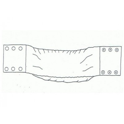 Grande Finale Pampas czarny - majtki dla samca rozmiar 3 [PA1/3]