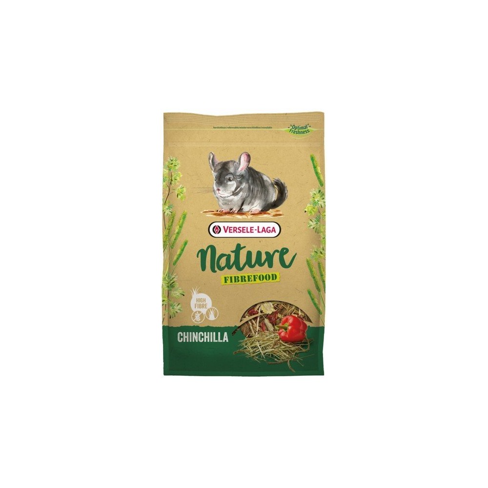 Versele-Laga Fibrefood Chinchilla Nature wysokobłonnikowy pokarm dla szynszyli 1kg