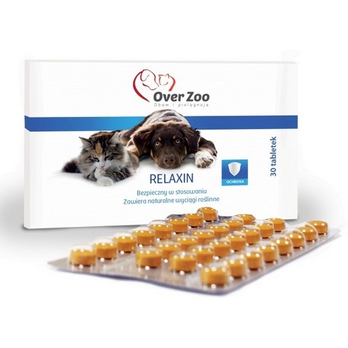 Over Zoo Relaxin preparat uspokajający dla psów i kotów 30 tabl.