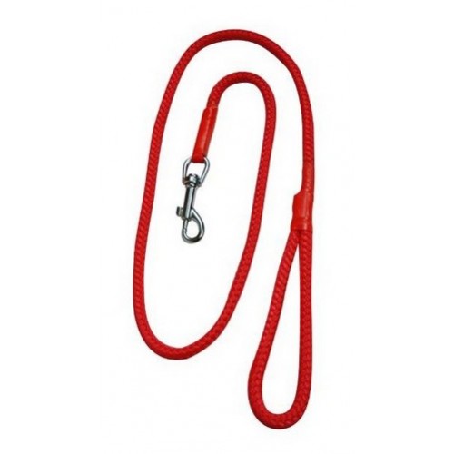 CHABA Smycz linka - 14mm x 120cm czerwona