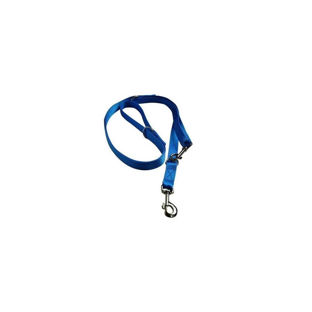 CHABA Smycz taśma regulowana - 16mm x 130/260cm niebieska