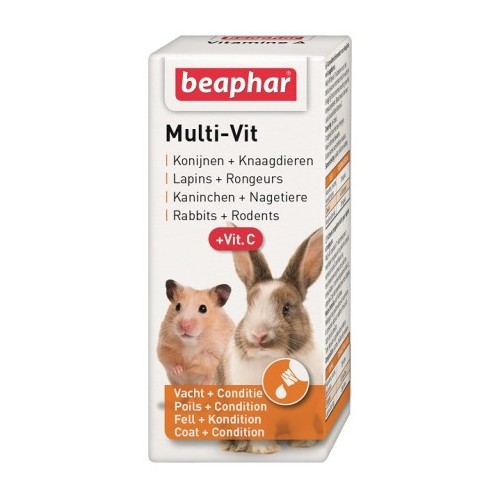 Beaphar Multi-Vit + witamina C dla gryzoni 20ml