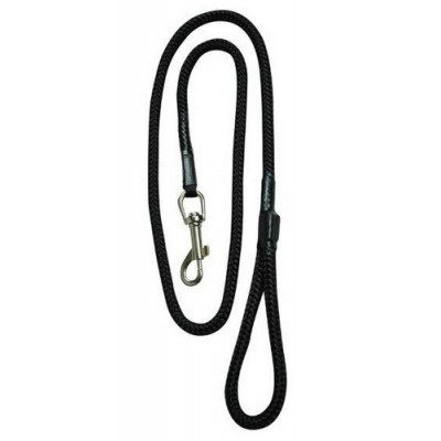 CHABA Smycz linka - 10mm x 120cm czarna
