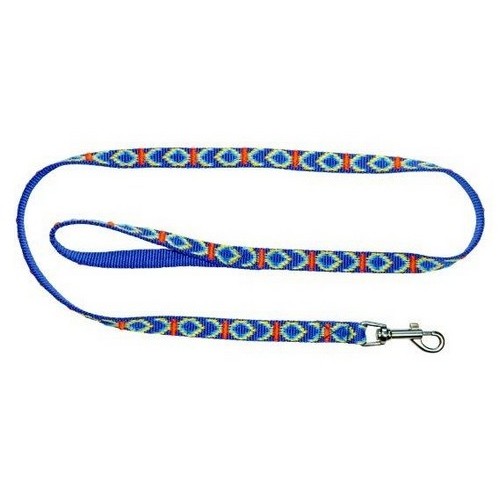 CHABA Smycz taśma ozdobna - 20mm x 130cm niebieska