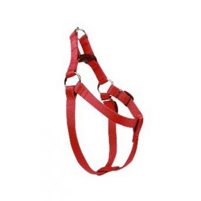 CHABA Szelki taśma regulowane nr 1 - obwód 40cm czerwone