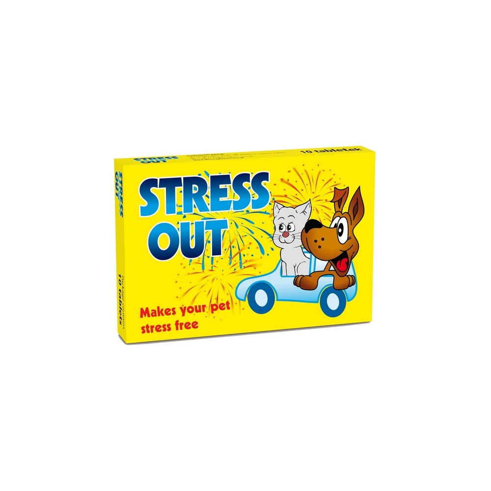 DermaPharm Stress Out dla psa i kota blister 10 tabl.