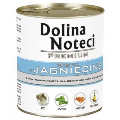 Dolina Noteci Premium Pies Jagnięcina puszka 800g