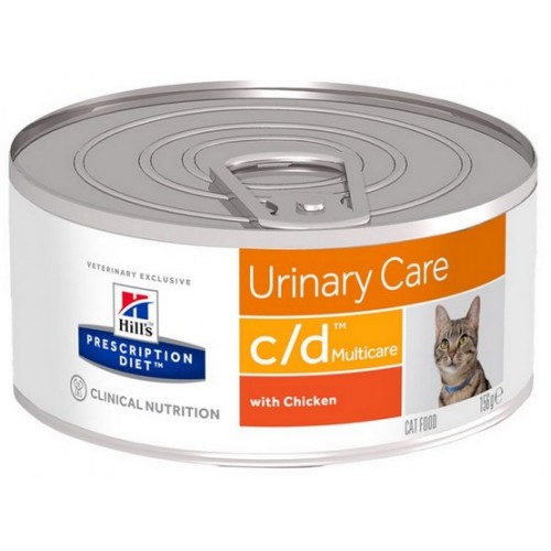 Hill's Prescription Diet c/d Feline z Kurczakiem pasztet puszka 156g