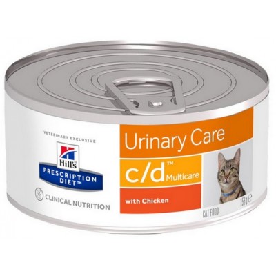 Hill's Prescription Diet c/d Feline z Kurczakiem pasztet puszka 156g