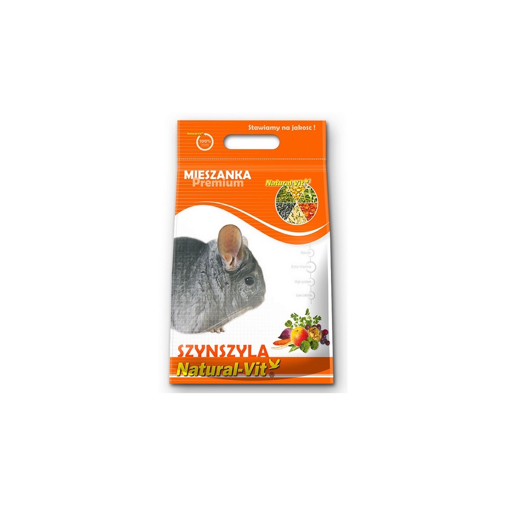 Natural-Vit Mieszanka dla szynszyli Premium 500g [837]
