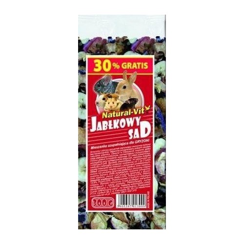 Natural-Vit Jabłkowy Sad mieszanka dla gryzoni 300g