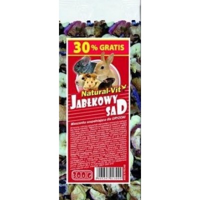 Natural-Vit Jabłkowy Sad mieszanka dla gryzoni 300g