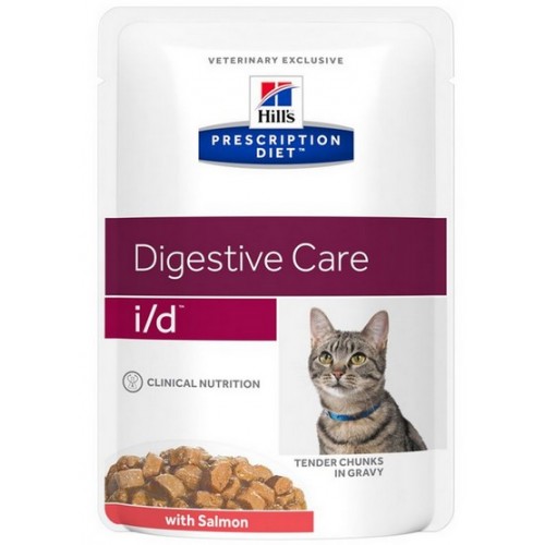 Hill's Prescription Diet i/d Feline Łosoś saszetka 85g
