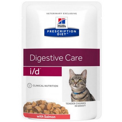 Hill's Prescription Diet i/d Feline Łosoś saszetka 85g