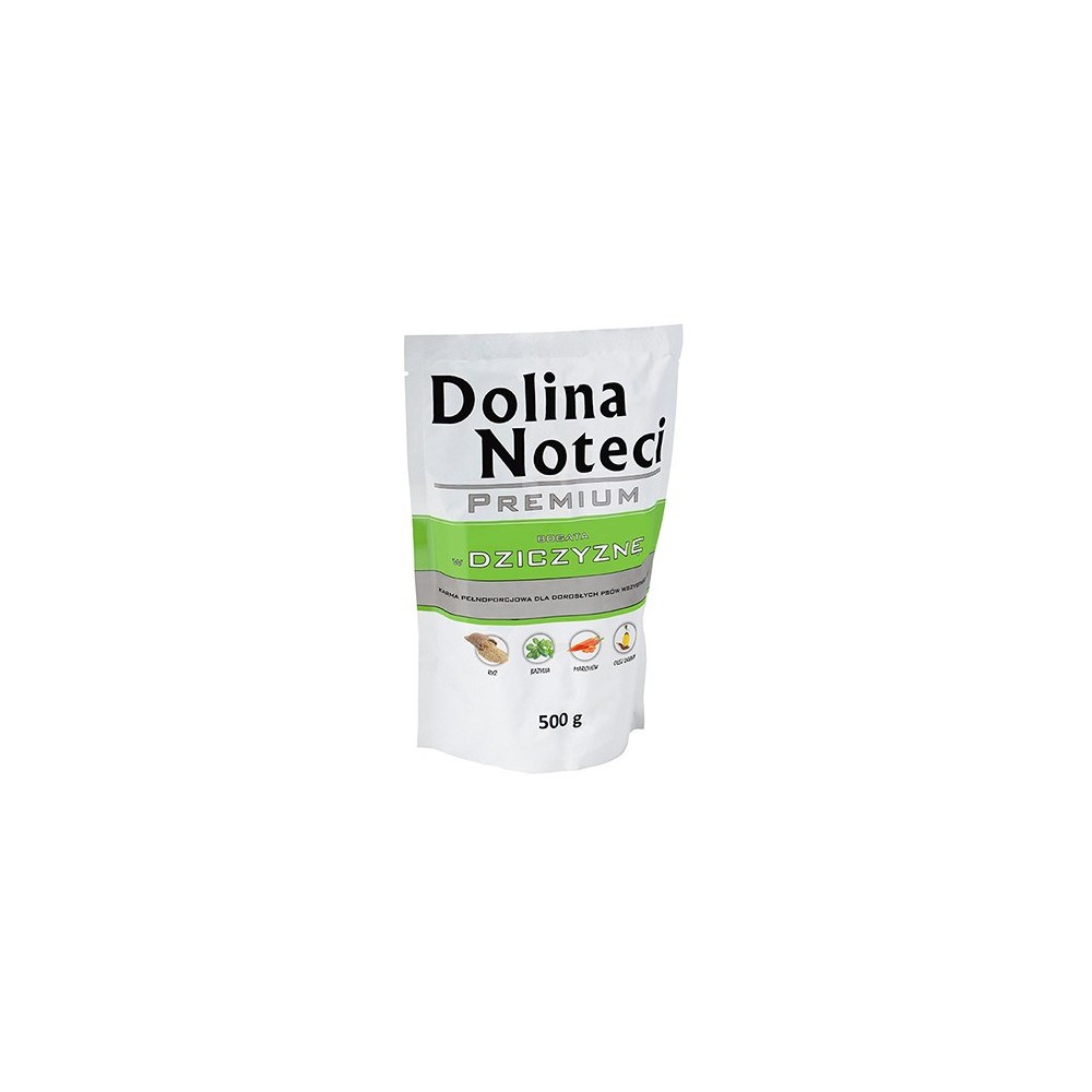 Dolina Noteci Premium Pies Dziczyzna saszetka 500g