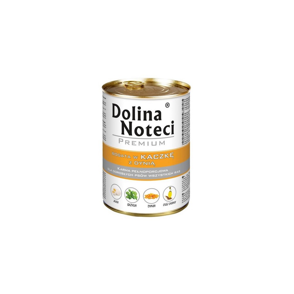 Dolina Noteci Premium Pies Kaczka i dynia puszka 400g