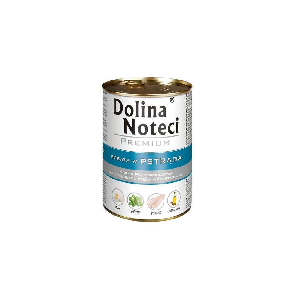 Dolina Noteci Premium Pies Pstrąg puszka 400g