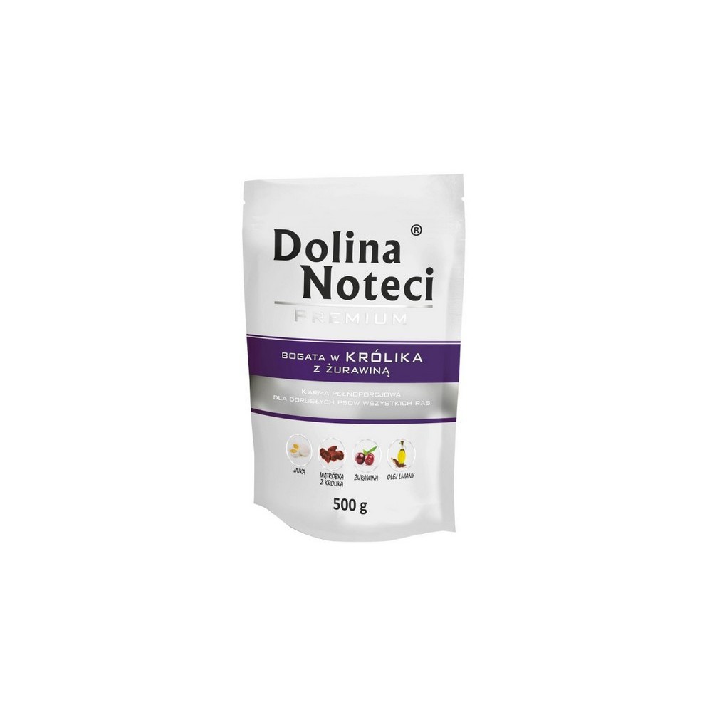 Dolina Noteci Premium Pies Królik i żurawina saszetka 500g