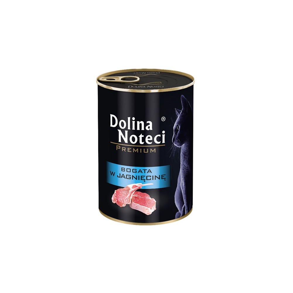 Dolina Noteci Premium Kot Bogata w jagnięcinę puszka 400g