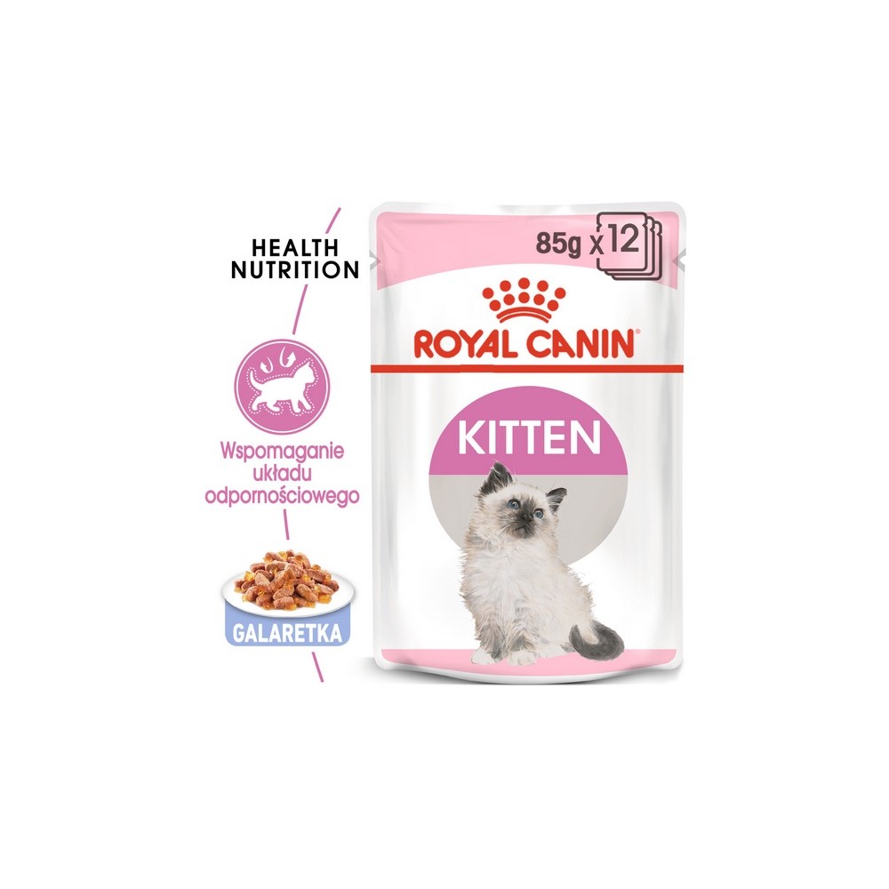 Royal Canin Kitten Instinctive w galaretce karma mokra dla kociąt do 12 miesiąca życia saszetka 85g