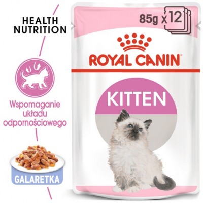 Royal Canin Kitten Instinctive w galaretce karma mokra dla kociąt do 12 miesiąca życia saszetka 85g