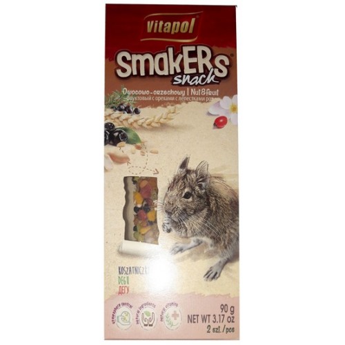 Vitapol Smakers dla koszatniczki - owocowo-orzechowy 2szt [1705]