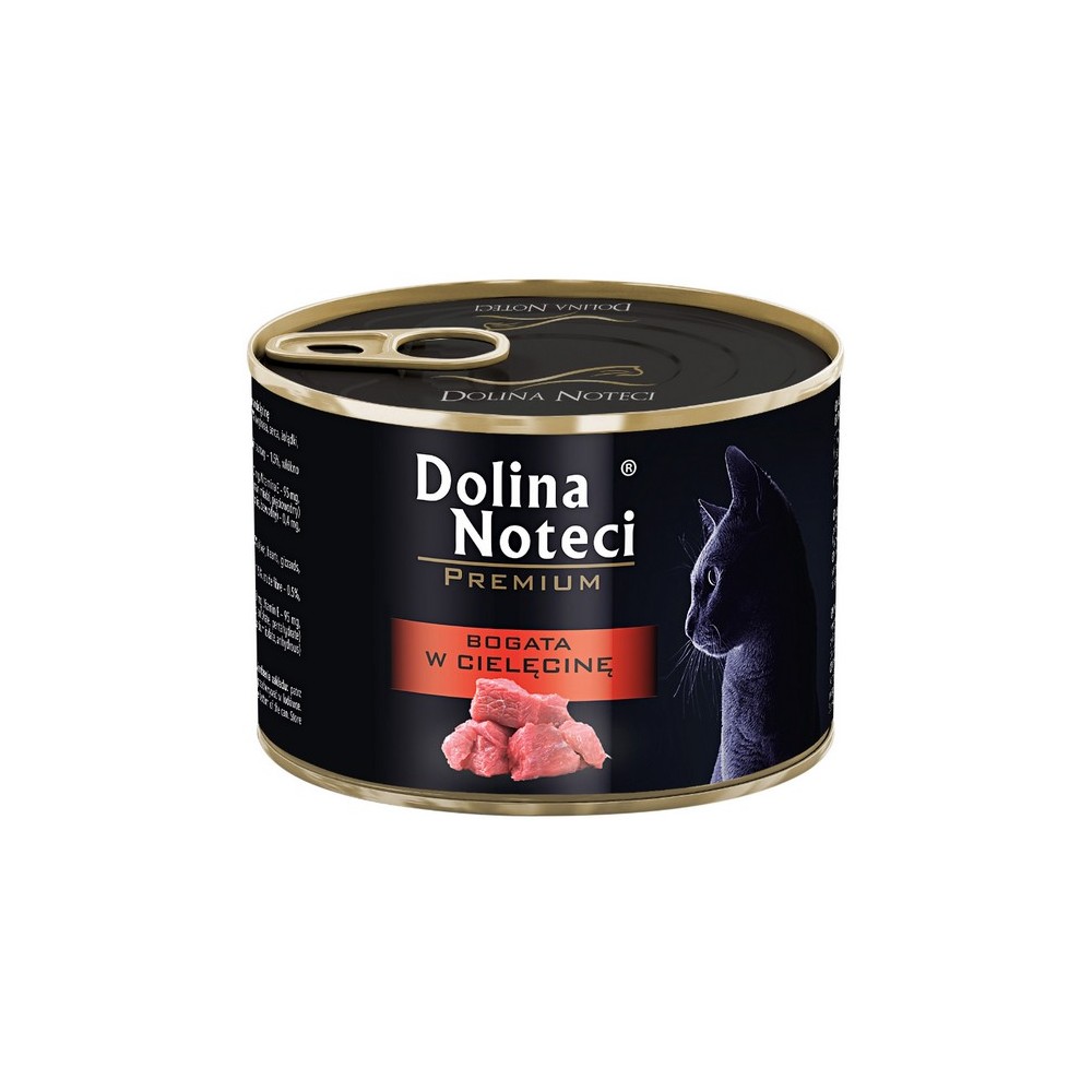 Dolina Noteci Premium Kot Bogata w cielęcinę puszka 185g