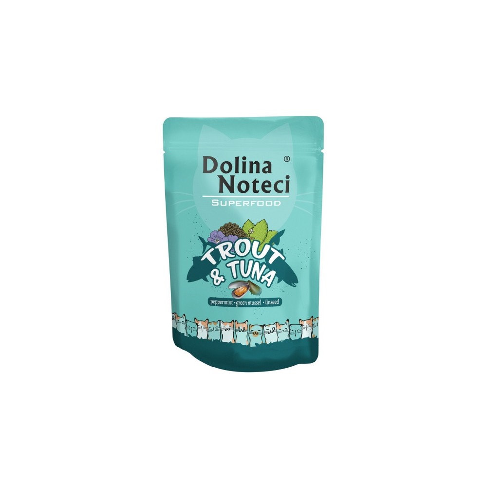 Dolina Noteci Superfood Kot Pstrąg i tuńczyk saszetka 85g
